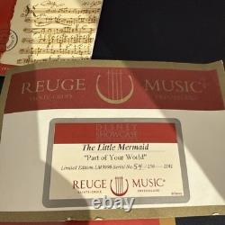 Disney REUGE The Little Mermaid Music Box Disney Ariel Music Box LE 54/ 250