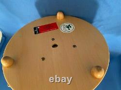 ERZGEBIRGE Christmas Music Box Glasser Carved Wood REUGE/ROMANCE Germany