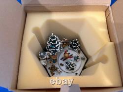 ERZGEBIRGE Hubrig REUGE Christmas Music Box Winter Time Snowman Wood Germany Box