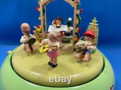 ERZGEBIRGE Spring Music Box Musical Children Wood Germany Reuge Romance Glaesser