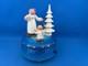 ERZGEBIRGE Ulbricht REUGE Christmas Music Box Saint Peter and Angel Wood Germany
