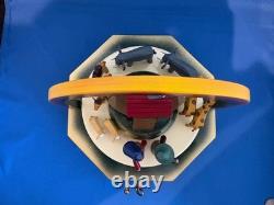 ERZGEBIRGE Ulbricht REUGE Wooden Music Box Noah's Ark Animals Germany Vintage