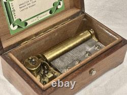 EXC Mid Century THORENS (pre-Reuge) 3/50 Shield Music Box Gavotte FULL VIDEO