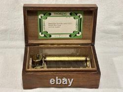 EXC Mid Century THORENS (pre-Reuge) 3/50 Shield Music Box Gavotte FULL VIDEO