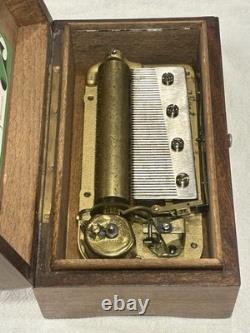 EXC Mid Century THORENS (pre-Reuge) 3/50 Shield Music Box Gavotte FULL VIDEO