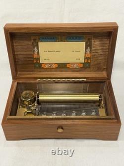 EXC Swiss REUGE 3/72 Music Box Ave Maria, Gounod L'Auberson Style, FULL VIDEO