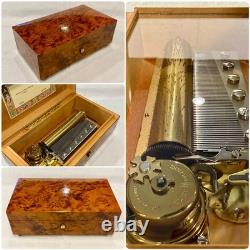 EXC Swiss REUGE 3/72 Music Box Jesu, Joy of Man's Desiring Thuya, FULL VIDEO