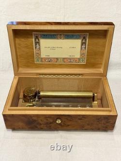 EXC Swiss REUGE 3/72 Music Box Jesu, Joy of Man's Desiring Thuya, FULL VIDEO