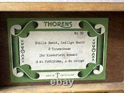 EXC Vintage Swiss Thorens Pre Reuge Music Box 50 Key 3 Song