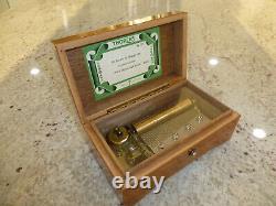 EXC Vintage Swiss Thorens Pre Reuge Music Box 50 Key 3 Songs (Watch The Video)
