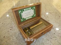 EXC Vintage Swiss Thorens Pre Reuge Music Box 50 Key 3 Songs (Watch The Video)