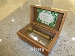 EXC Vintage Swiss Thorens Pre Reuge Music Box 50 Key 3 Songs (Watch The Video)
