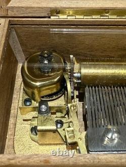 EXC Vintage Swiss Thorens Pre Reuge Music Box 50 Key 3 Songs (Watch The Video) EXC Vintage Swiss Thorens Pre Reuge Music Box 50 Key 3 Songs (Watch The Video)