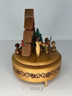 Erzgebirge Reuge Music Box Snow White & the Seven Dwarfs VINTAGE