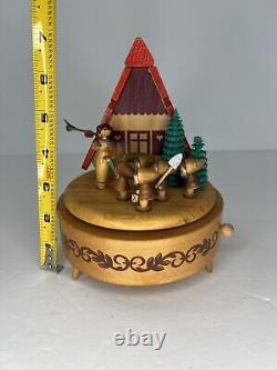 Erzgebirge Reuge Music Box Snow White & the Seven Dwarfs VINTAGE