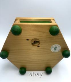 Erzgebirge Wood Music Box Soldiers Large Reuge Pobershau Germany Vintage Read