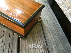 Estate RARE VINTAGE SWISS THORENS (PRE REUGE) MUSIC BOX VIDEO As Is 4/50