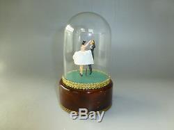 Exc Vintage Reuge Dancing Couple Ballerina Music Box Automaton (see Video)