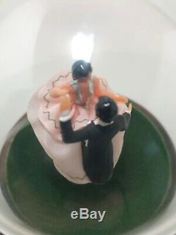 Exc Vintage Reuge Dancing Couple Ballerina Music Box Automaton (see Video)