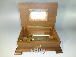 Exc. Vintage Swiss Reuge Music Box Love Story Ch 4/50 (watch The Video)