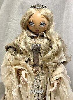 Exquisite XENIS Hand-Painted Doll withREUGE Music Box Winter Fantasy Series VID