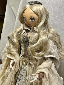 Exquisite XENIS Hand-Painted Doll withREUGE Music Box Winter Fantasy Series VID