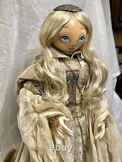 Exquisite XENIS Hand-Painted Doll withREUGE Music Box Winter Fantasy Series VID