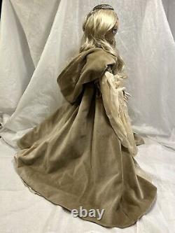 Exquisite XENIS Hand-Painted Doll withREUGE Music Box Winter Fantasy Series VID