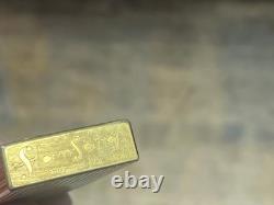 FLAM SONG (LA NATIONALE) Automatic Lighter with Music Box REUGE -1950 SWISS
