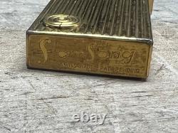 FLAM SONG (LA NATIONALE) Automatic Lighter with Music Box REUGE -1950 SWISS