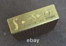 FLAM SONG (LA NATIONALE) Automatic Lighter with Music Box REUGE -1950 SWISS
