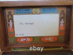 Fine Vintage REUGE SAINTE-CROIX 1/36 Inlaid Music Box Switzerland- Dr Zhivago
