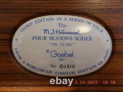 GOEBEL HUMMEL FOUR SEASONS L. E. SERIES #3 ANRI BOX With 36 NOTE REUGE MOVEMENT