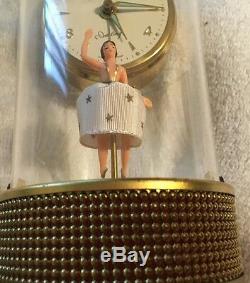 German Automaton Ballerina Dancing Musical Alarm Clock Music Box Reuge