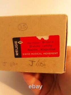 Hummel Music Box Brahm's Lullaby Swiss Movement Vintage New in Original Box