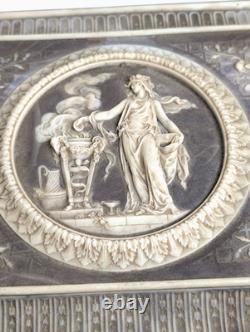 Incolay Stone Le Magnifique Musical Case Reuge Swiss Movement Beethoven