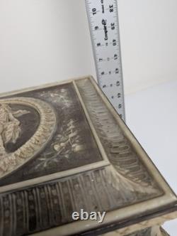 Incolay Stone Le Magnifique Musical Case Reuge Swiss Movement Beethoven