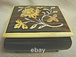 Inlaid Wood MUSIC BOX by SORRENTO SPECIALTIES with REUGE Swiss Movement Fantasia