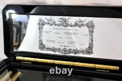 Interchangeable Cylinder Music Box by REUGE of Switzerland. 50 Notes. 5 Tunes