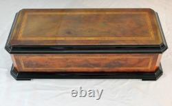 Interchangeable Cylinder Music Box by REUGE of Switzerland. 50 Notes. 5 Tunes