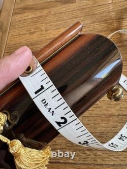 Italian Inlaid Wood Sorrento Music Box Reuge Swiss Musical Movement Works