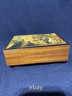 Italian Jewelry Handcrafted Inlaid Wood Music Box. Doctor Zivago 2844 My Wings