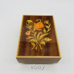 Italian Reuge Music Box Plays 1 Song My Lady Greensleeves