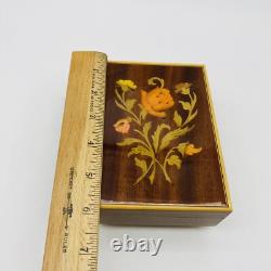 Italian Reuge Music Box Plays 1 Song My Lady Greensleeves