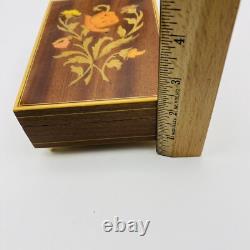 Italian Reuge Music Box Plays 1 Song My Lady Greensleeves