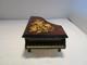 Italy marquetry inlaid Burl Piano Reuge Music Box Fur Elise Violin & Flowers 8W