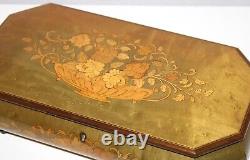 Jewelry MUSIC BOX Reuge Swiss Movement 1898 36 note Canon Pachelbel Italian Wood