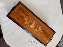 Johann Strauss Waltzes Five Cylinder Interchangeable Inlaid Music Box Ltd Ed