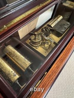 Johann Strauss Waltzes Five Cylinder Interchangeable Inlaid Music Box Ltd Ed