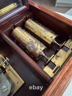 Johann Strauss Waltzes Five Cylinder Interchangeable Inlaid Music Box Ltd Ed